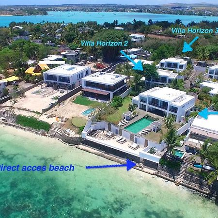 Villa Horizon By Dream Escapes, Beachfront Villa Pointe aux Canonniers Exterior foto